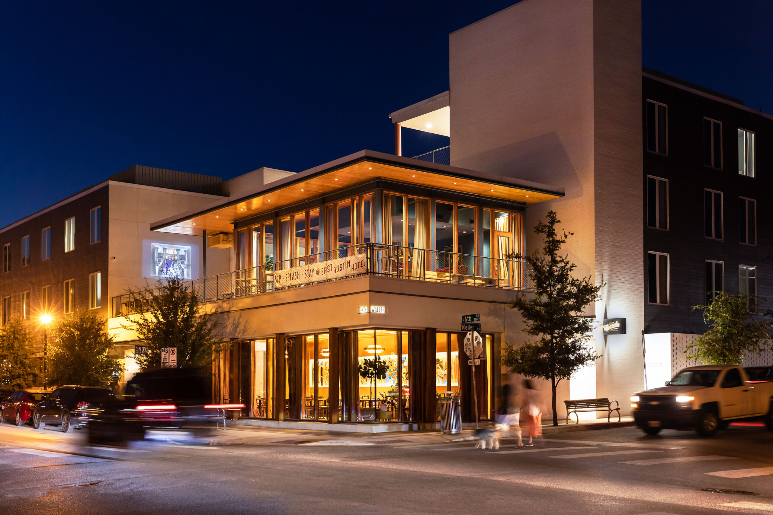 Bars Near UT Austin East Austin Hotel The Rooftop Rooftop Bar 6th Street Austin